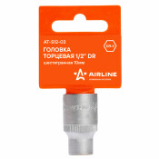 Головка торцевая Airline, короткая, 6-гранная, под квадрат 1/2