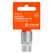 Головка торцевая Airline, короткая, 6-гранная, под квадрат 1/2