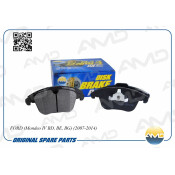 Колодки тормозные дисковые AMD, передние, комплект на ось (4 шт), арт. AMD.BF426