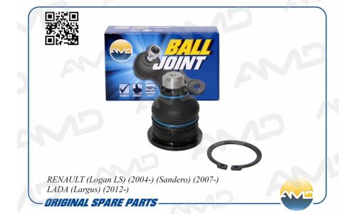 Опора шаровая AMD, передняя, правая, арт. AMD.BJ199