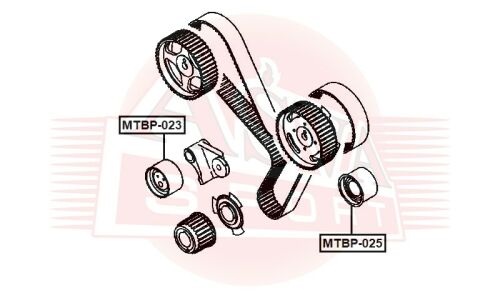 Ролик ремня ГРМ Asva натяжной, арт. MTBP-023
