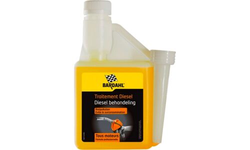 Присадка в топливо Bardahl Concentrated Diesel Preventive Treatment, комплексная, для дизельных двигателей, улучшает работу двигателя, бутылка с насадкой 500мл, арт. 1152