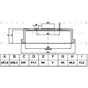 Барабан тормозной Blitz, арт. BT0117
