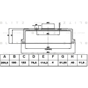 Барабан тормозной Blitz, арт. BT0128