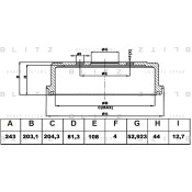 Барабан тормозной Blitz, арт. BT0132