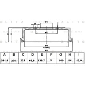 Барабан тормозной | зад Blitz, арт. BT0139