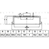 Барабан тормозной Blitz, арт. BT0140