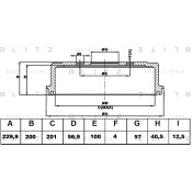 Барабан тормозной Blitz, арт. BT0141