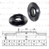 Диск тормозной Blitz, задний, арт. BS0261