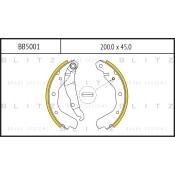 Колодки тормозные барабанные Blitz, арт. BB5001