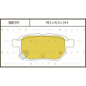 Колодки тормозные Blitz дисковые, арт. BB0393