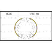 Колодки тормозные барабанные Blitz, комплект на ось (4 шт), арт. BB5037