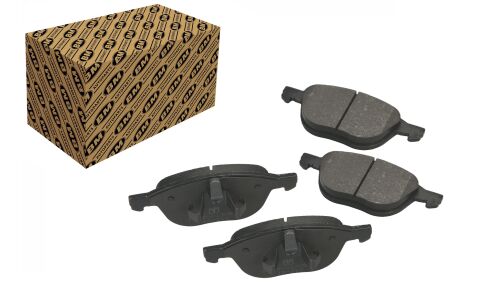 Колодки тормозные дисковые BM, передние, комплект на ось (4 шт), арт. FD 1305
