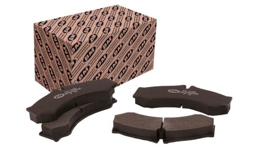 Колодки тормозные дисковые BM, передние/задние, комплект на ось (4 шт), арт. FD 1148