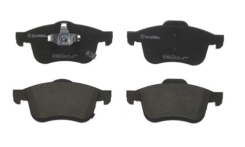 Колодки тормозные дисковые Brembo, комплект на ось (4 шт), арт. P23167