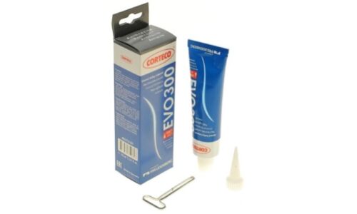Герметик-прокладка Corteco Universal Sealing Compaund EVO300, силиконовый, термостойкий (до +300°С), антроцит, туба 70мл, арт. 49372187