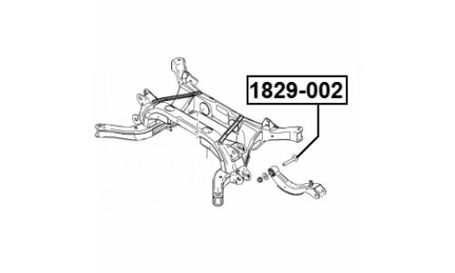 Болт регулировочный (эксцентрик) Febest 1829-002, для Opel/Chevrolet/Daewoo (OEM 95471155, 4819274)
