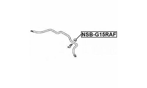 Втулка стабилизатора Febest, арт. NSB-G15RAF