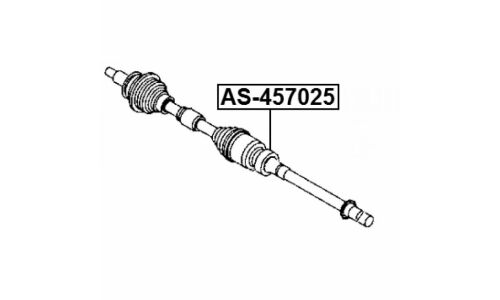 Подшипник опорный привода Febest, арт. AS-457025