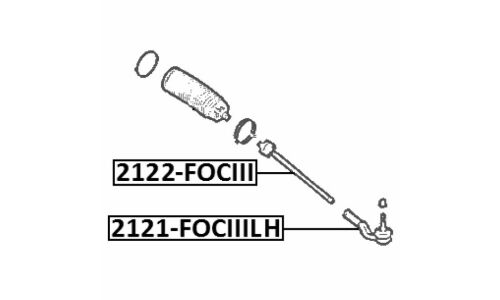 Тяга рулевая Febest, арт. 2122-FOCIII