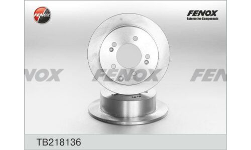 Диск тормозной Fenox, задний, арт. TB218136