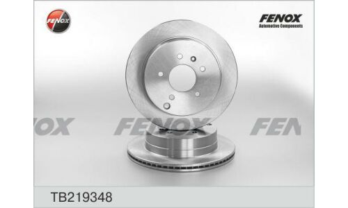 Диск тормозной | зад прав/лев Fenox, арт. TB219348