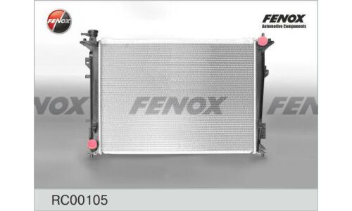 Радиатор охлаждения двигателя Fenox, арт. RC00105