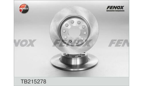 Диск тормозной Fenox, задний, арт. TB215278