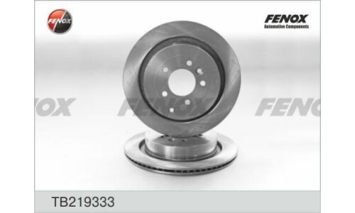 Диск тормозной Fenox, задний, арт. TB219333