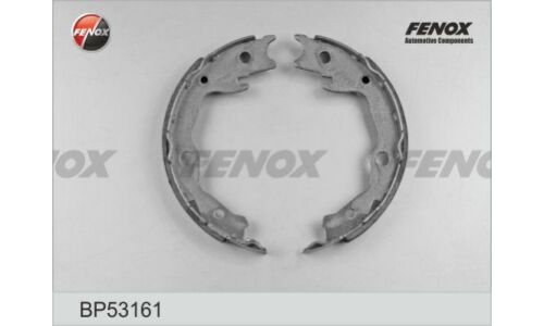 Колодки тормозные барабанные Fenox, комплект на ось (4 шт), арт. BP53161