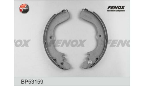 Колодки тормозные барабанные Fenox, комплект на ось (4 шт), арт. BP53159