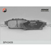 Колодки тормозные дисковые Fenox задние, комплект на ось (4 шт), арт. BP43409