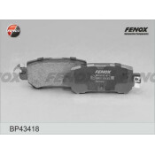 Колодки тормозные дисковые Fenox задние, комплект на ось (4 шт), арт. BP43418