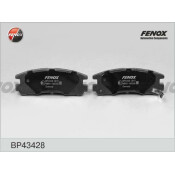 Колодки тормозные дисковые Fenox, задние, комплект на ось (4 шт), арт. BP43428