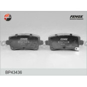 Колодки тормозные дисковые Fenox, задние, комплект на ось (4 шт), арт. BP43436