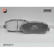 Колодки тормозные дисковые Fenox передние, комплект на ось (4 шт), арт. BP43417
