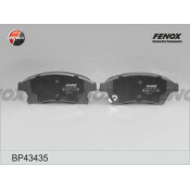 Колодки тормозные дисковые Fenox, передние, комплект на ось (4 шт), арт. BP43435