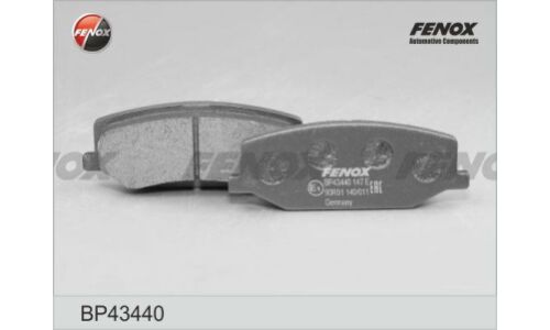 Колодки тормозные дисковые Fenox, комплект на ось (4 шт), арт. BP43440