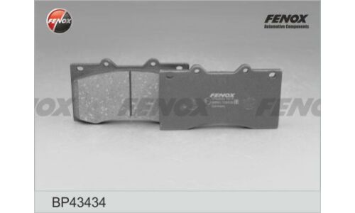 Колодки тормозные дисковые Fenox передние, комплект на ось (4 шт), арт. BP43434