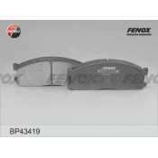 Колодки тормозные дисковые Fenox передние, комплект на ось (4 шт), арт. BP43419