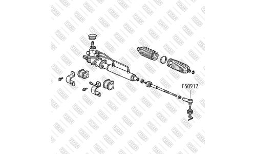 Наконечник рулевой тяги Fixar, арт. FS0912