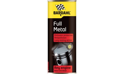 Присадка в моторное масло Bardahl Full Metal, комплексная, для бензиновых и дизельных двигателей, противоизносная, банка 400мл, арт. 2007B
