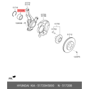 Подшипник ступицы колеса Hyundai/Kia, арт. 51720-H5000