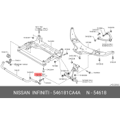 Стойка стабилизатора (линк) Nissan, передняя, правая, арт. 54618-1CA4A