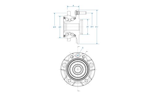 Ступица колеса Koyo, арт. 3DACF037D8AM