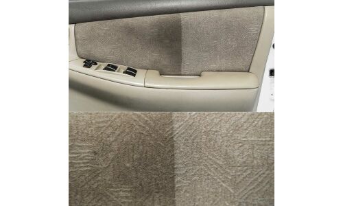 Очиститель салона Lavr Textile & Carpet Cleaner, для ткани, кожи и пластика, от трудновыводимых пятен, бутылка с триггером 480мл, арт. Ln1464