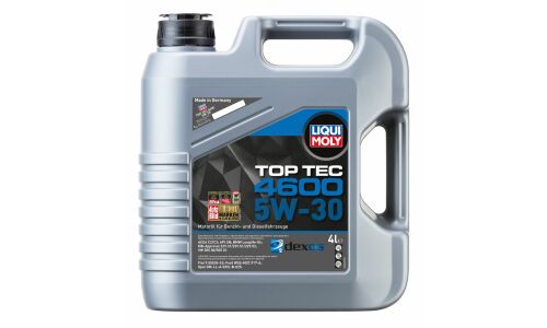 Масло моторное Liqui Moly Top Tec 4600 5w30, синтетическое, API SP, ACEA C2/C3, универсальное, 4л, арт. 3763