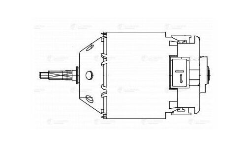 Вентилятор отопителя Luzar, арт. LFh 14H8