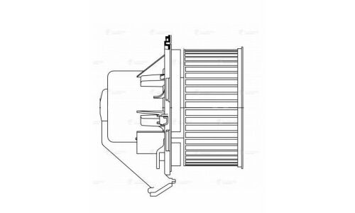 Вентилятор отопителя Luzar, арт. LFh 1502