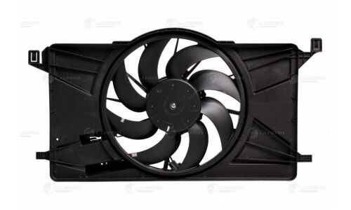 Вентилятор охлаждения радиатора Luzar, с кожухом, для Ford Focus, арт. LFK 1075